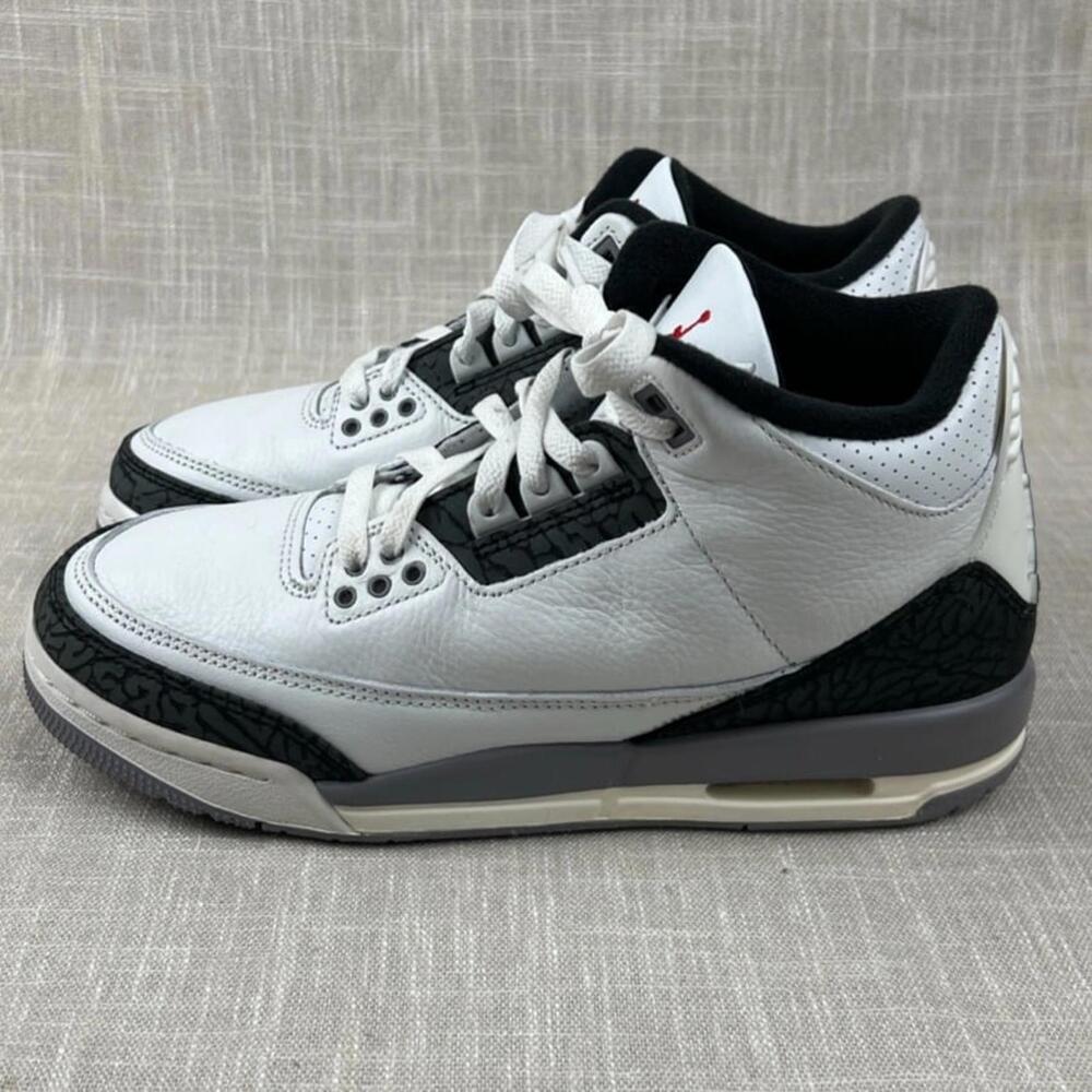 Nike Air Jordan 3 Cement Grey Sz‎ 6.5Y
